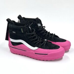VANS SK8 Hi Dip MTE-2 Boots Pink Black  New Suede 508731 Women's Size 6.5